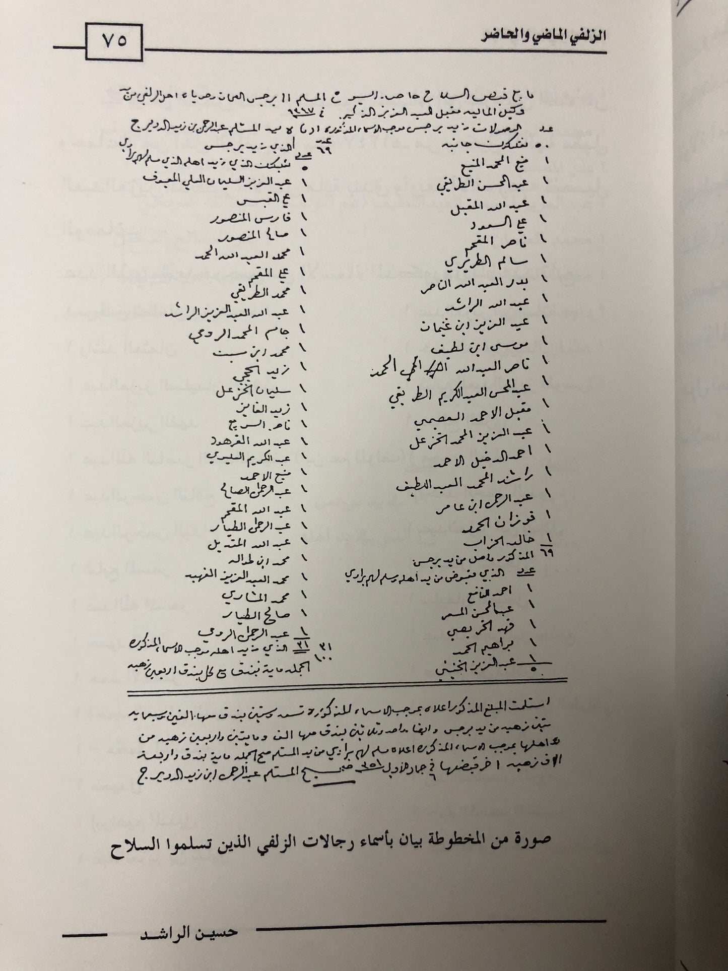 الزلفي : الماضي والحاضر