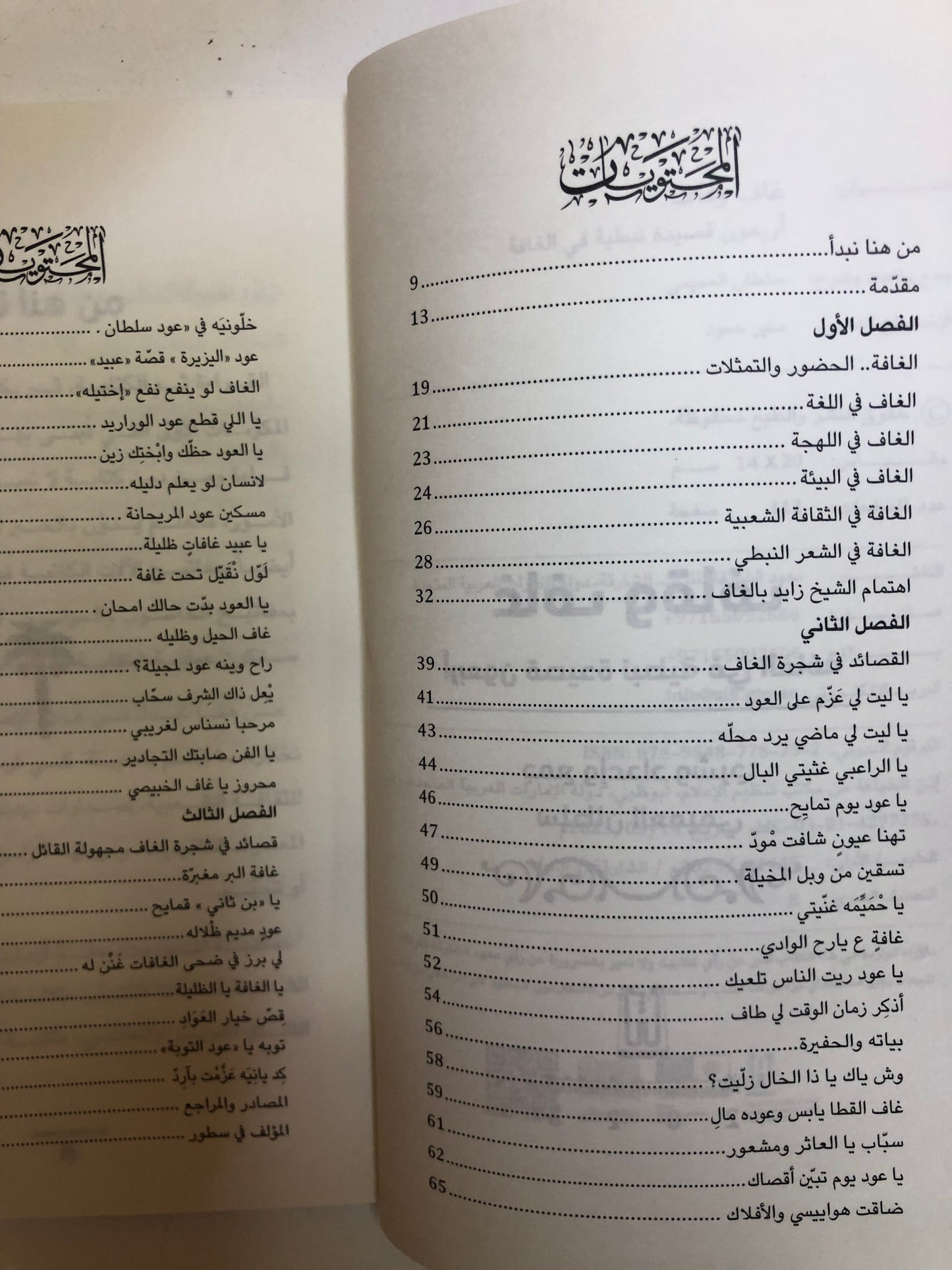 غاف وقاف أربعون قصيدة نبطية في الغافة