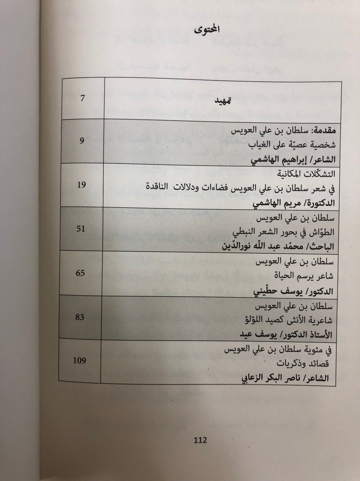 سلطان بن علي العويس : العصي على الغياب