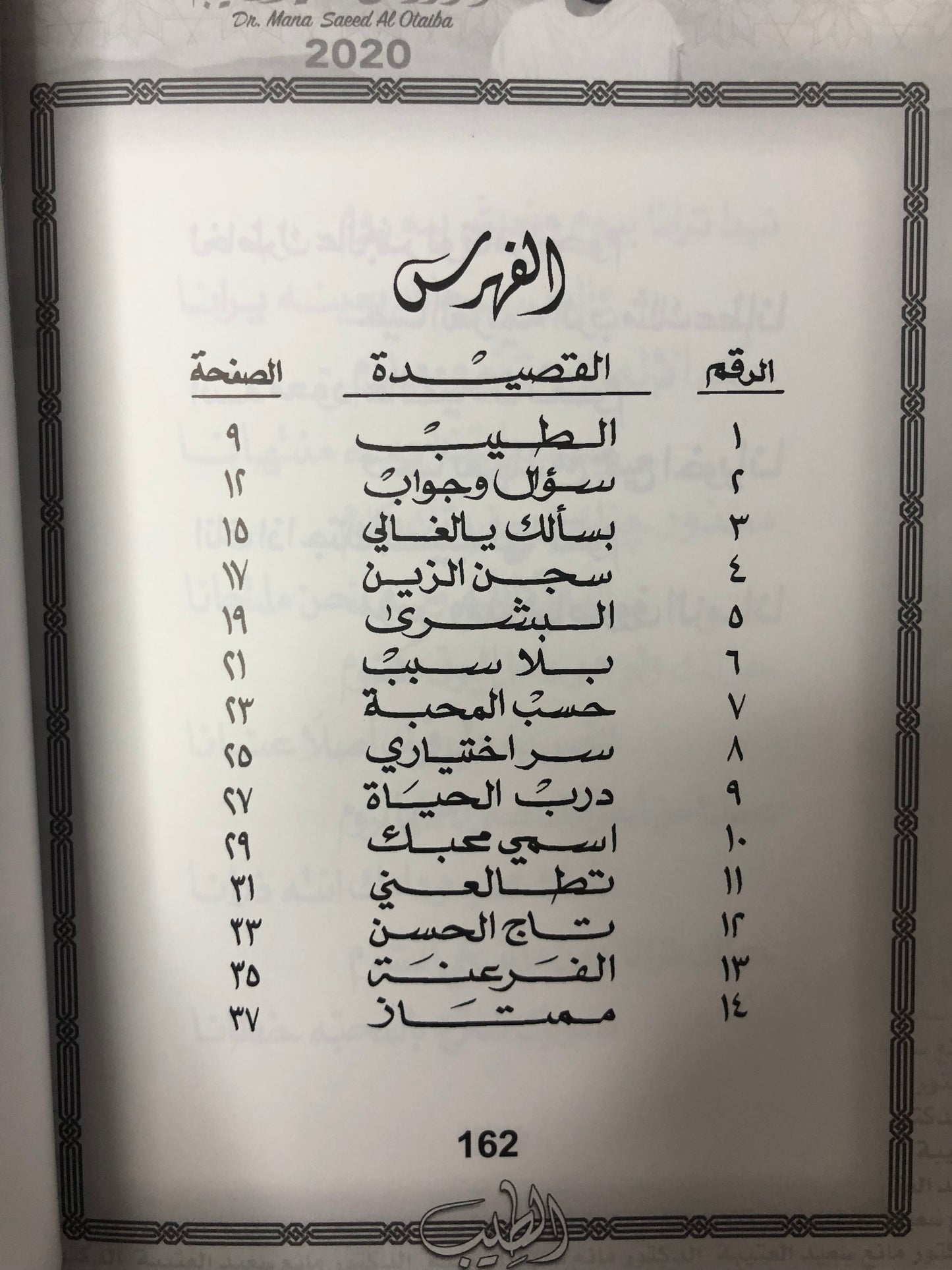 الطيب : الدكتور مانع سعيد العتيبة رقم (47) نبطي