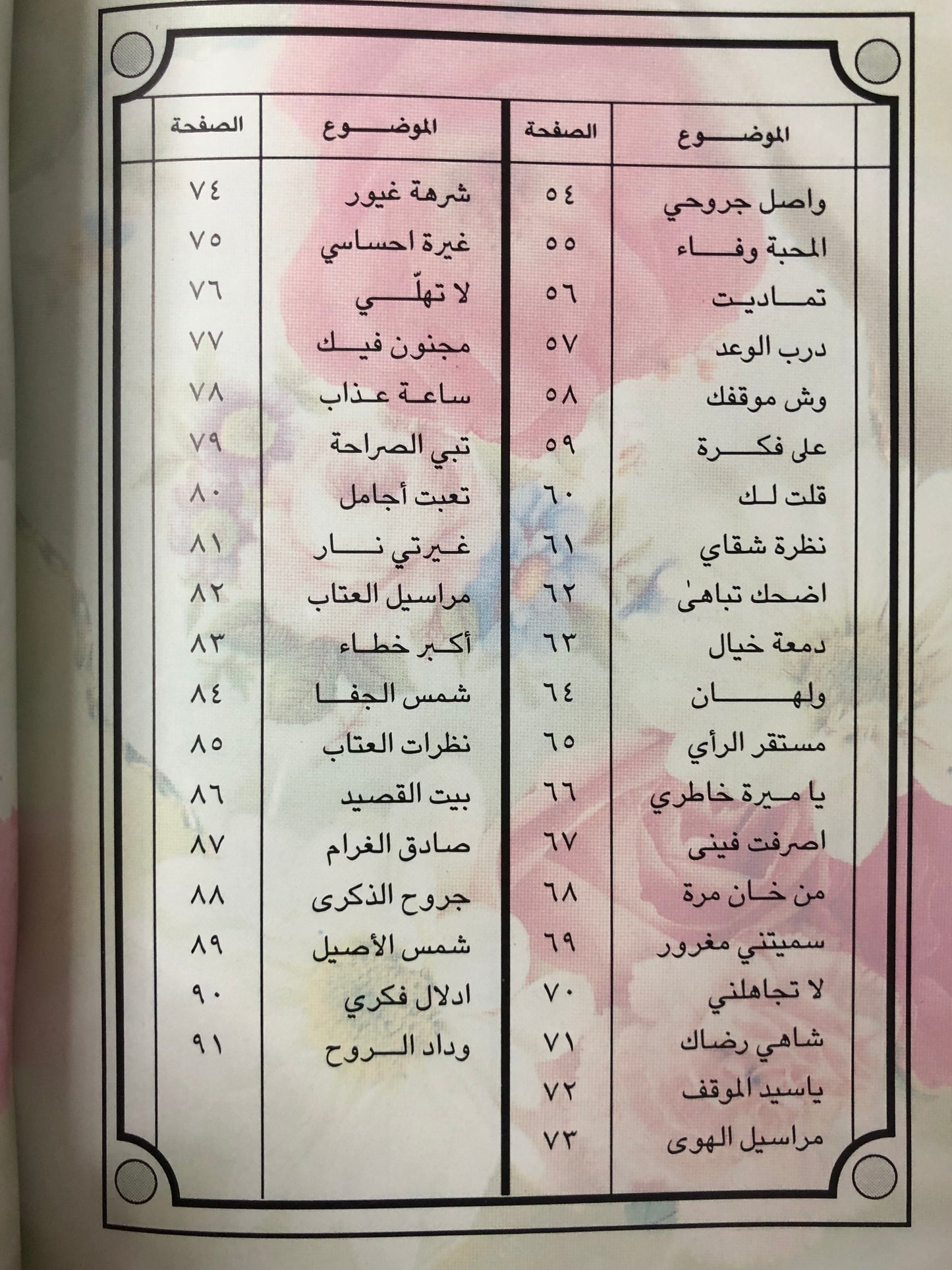 قصائد مغناة : الجزء الثاني