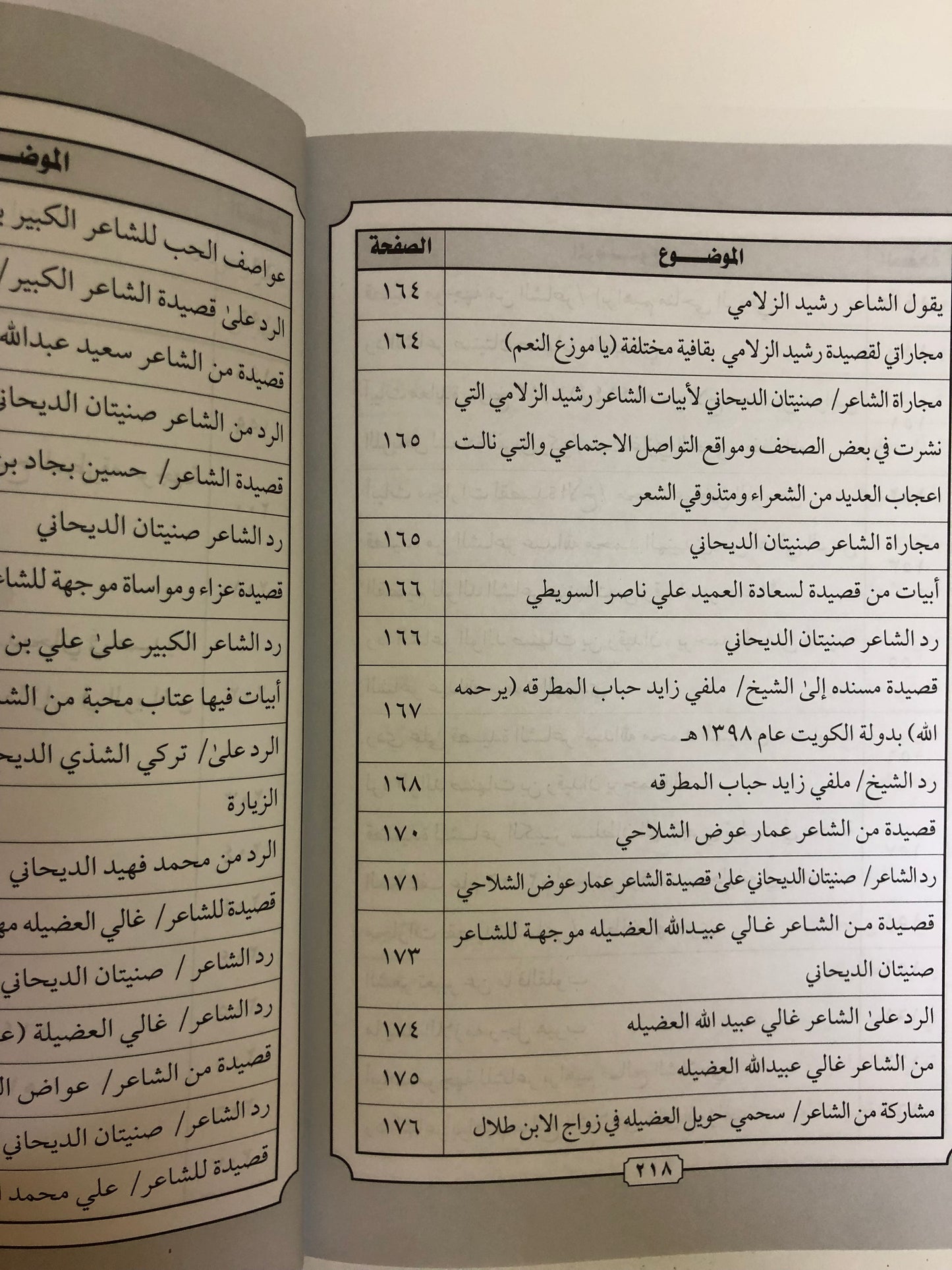 ديوان الفرائد من القصائد : الشاعر صنيتان بن صنهات الديحاني