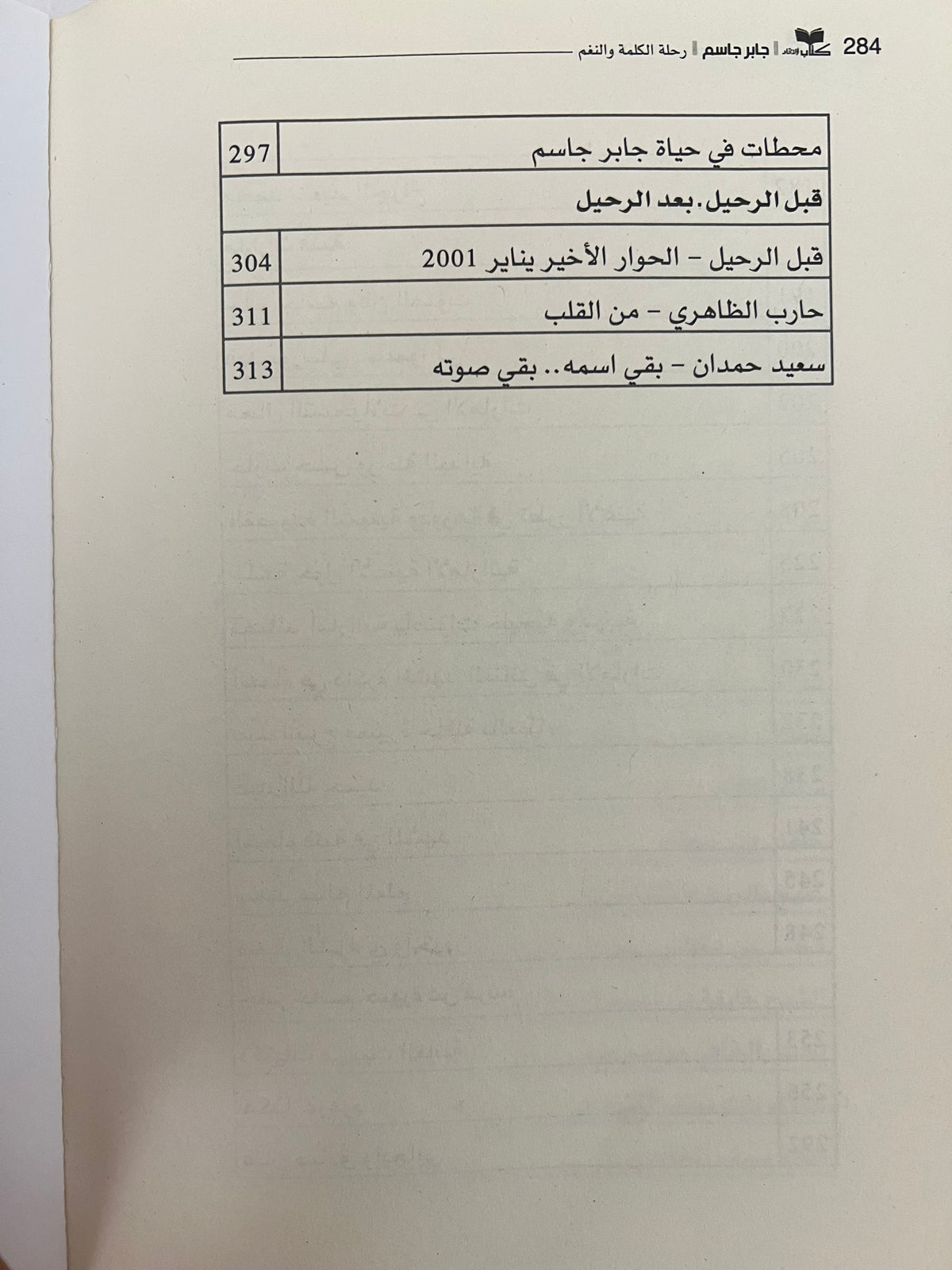  جابر جاسم رحلة الكلمة والنغم