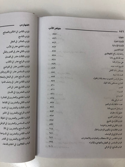 جواهر الأدب في أدبيات وإنشاء لغة العرب : مجلد