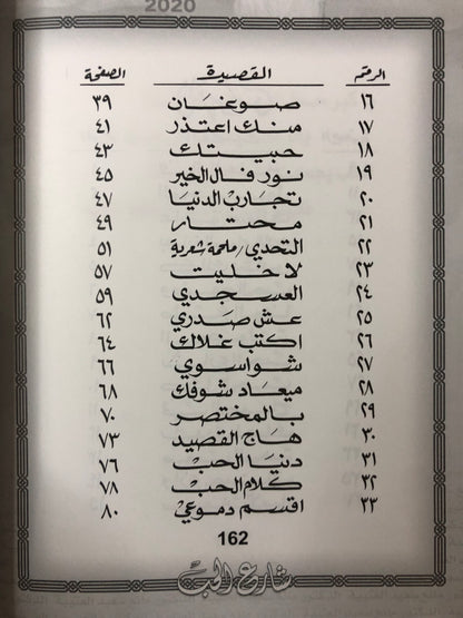 ‎شارع الحب : الدكتور مانع سعيد العتيبة رقم (61) نبطي