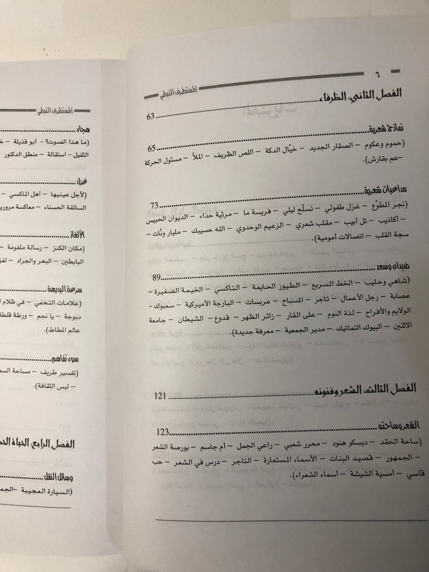 المستطرف النبطي : نوادر وقصائد ساخرة من الشعر النبطي / الجزء الاول