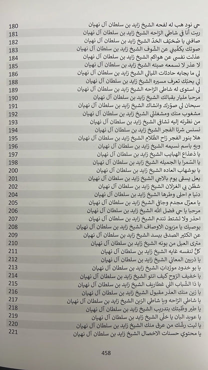 ديوان ودراسة تحليلية فاخرة في شعر المغفور له الشيخ زايد طبع بن سلطان آل نهيان :