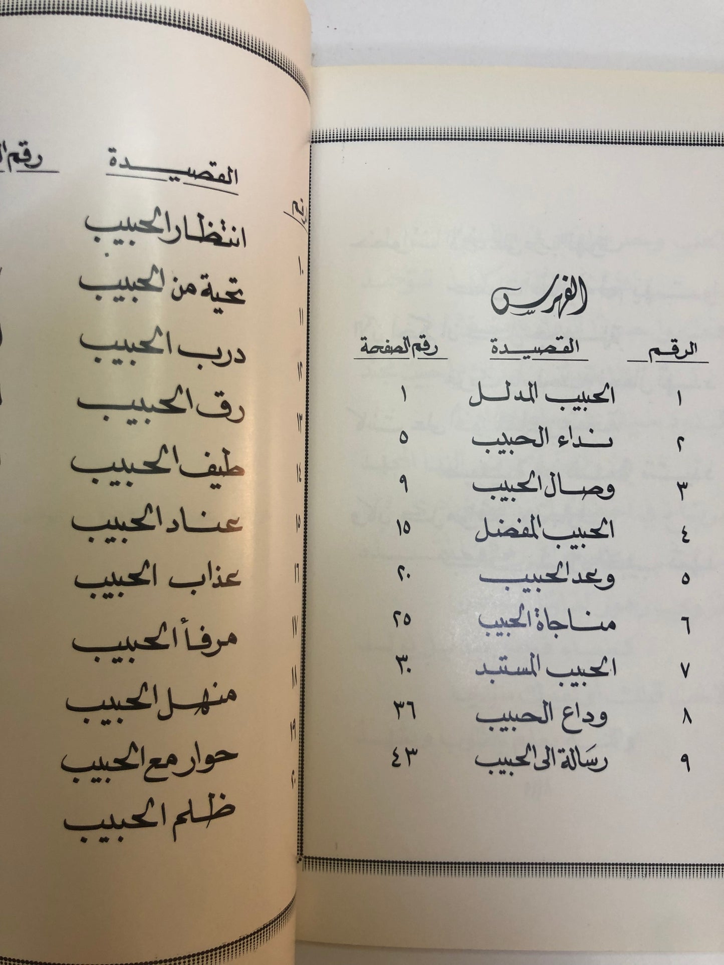 ديوان قصائد إلى الحبيب : الدكتور مانع سعيد العتيبه