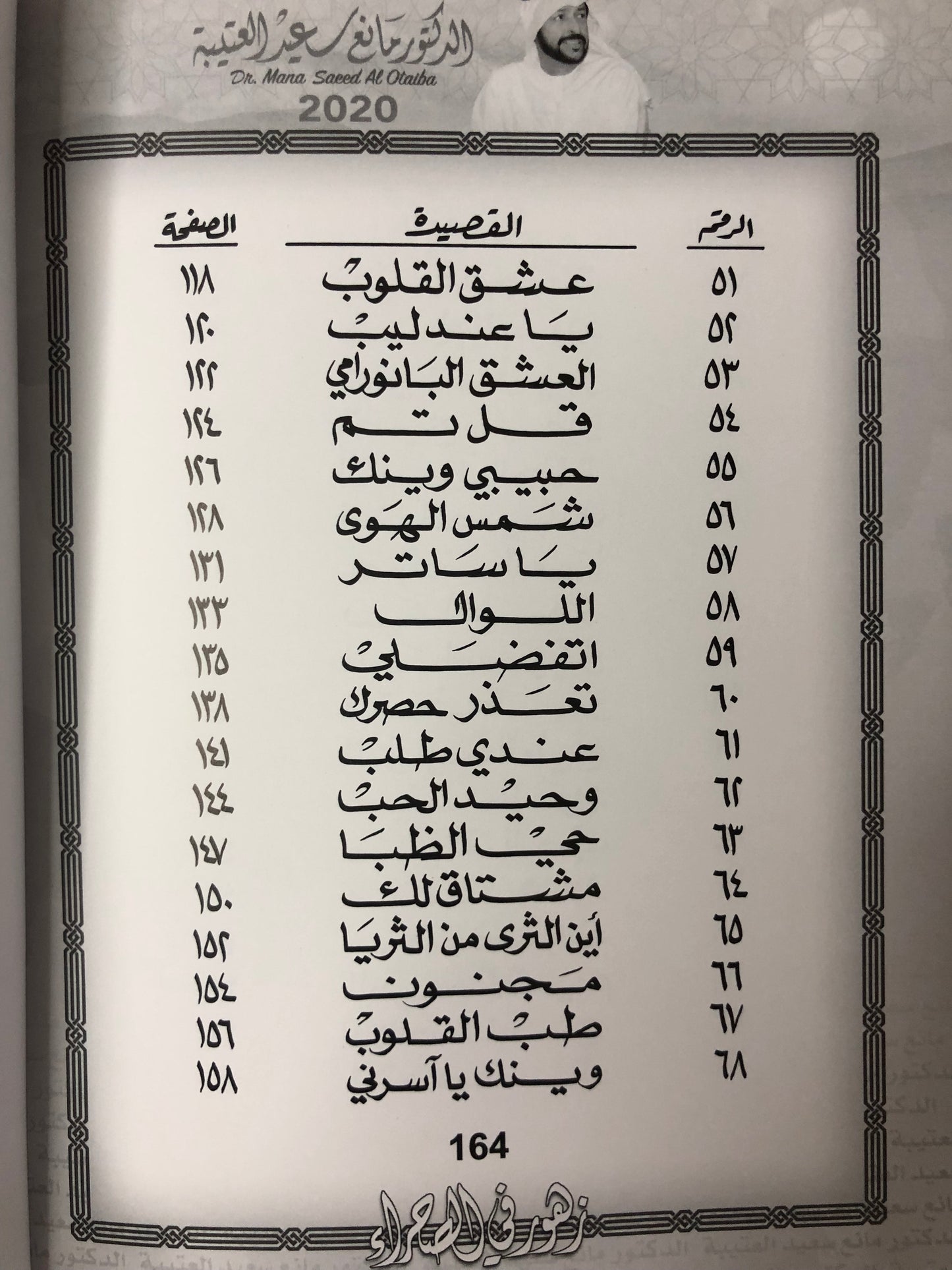 زهور في الصحراء : الدكتور مانع سعيد العتيبة رقم (38) نبطي