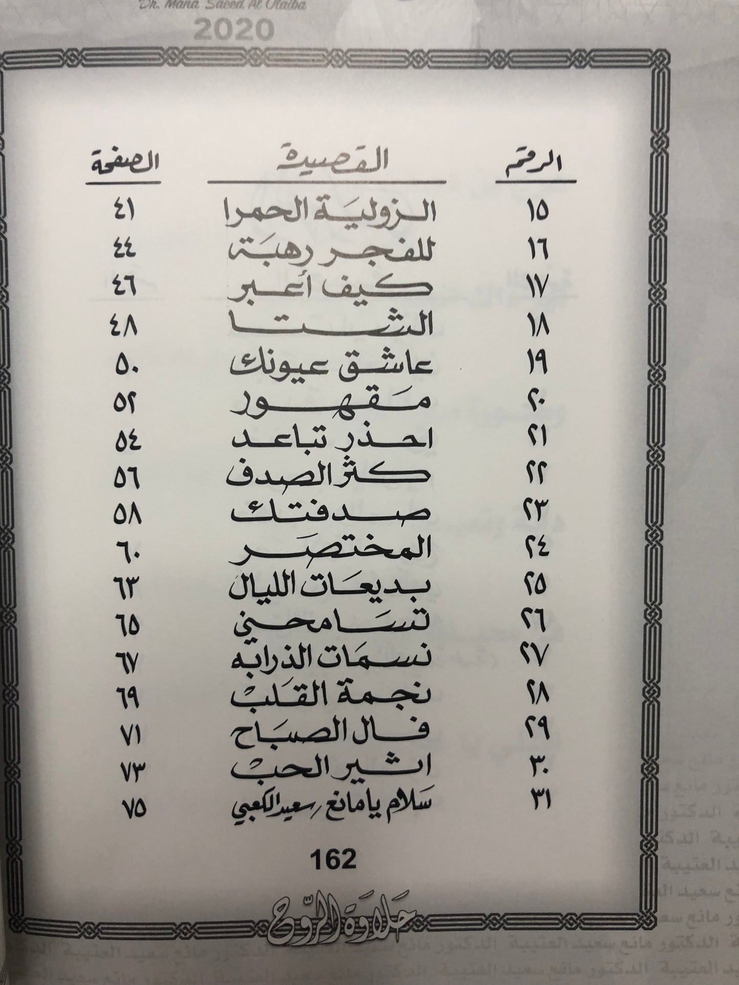 حلاوة الروح : الدكتور مانع سعيد العتيبة رقم (52) نبطي