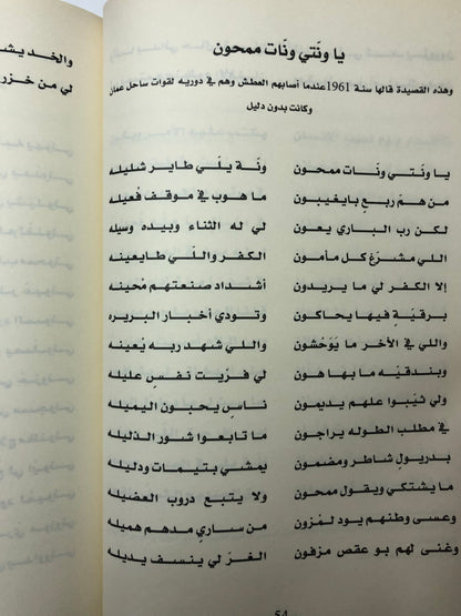 ‎ديوان مثايل : مثايل وأشعار من البادية