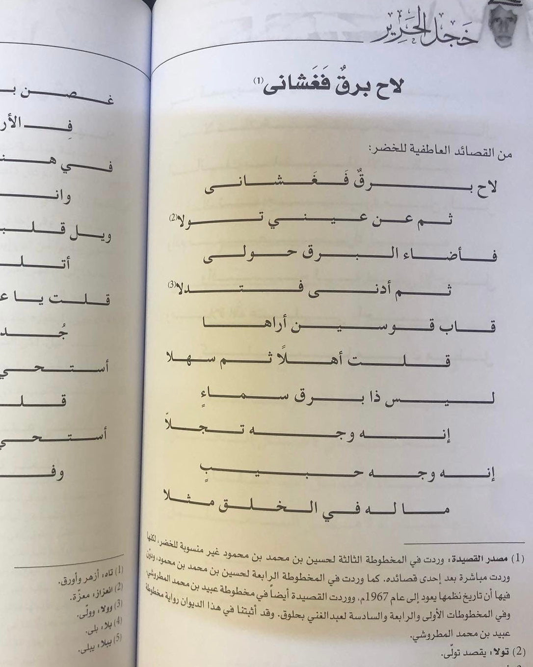 ديوان خجل الحرير : ديوان الشعر النحوي الشاعر راشد الخضر