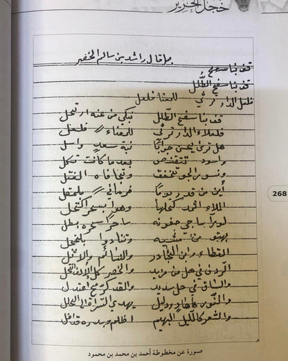 ديوان خجل الحرير : ديوان الشعر النحوي الشاعر راشد الخضر