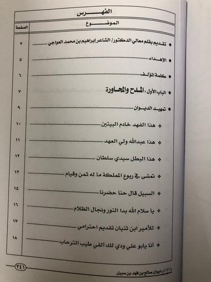 ديوان صالح بن فهد بن سبيل : الجزء الثاني