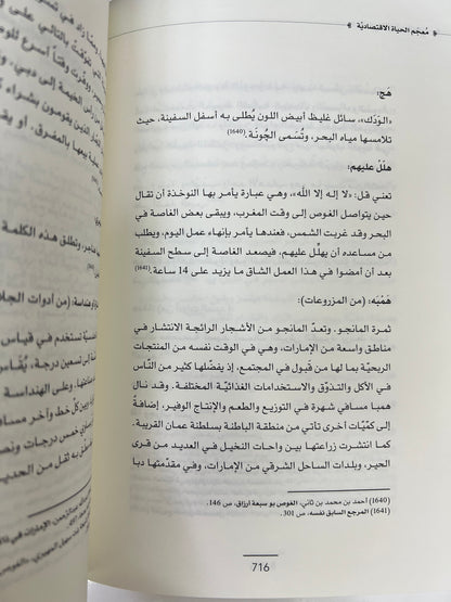 ⁨ معجم الحياة الاقتصادية في التراث الإماراتي