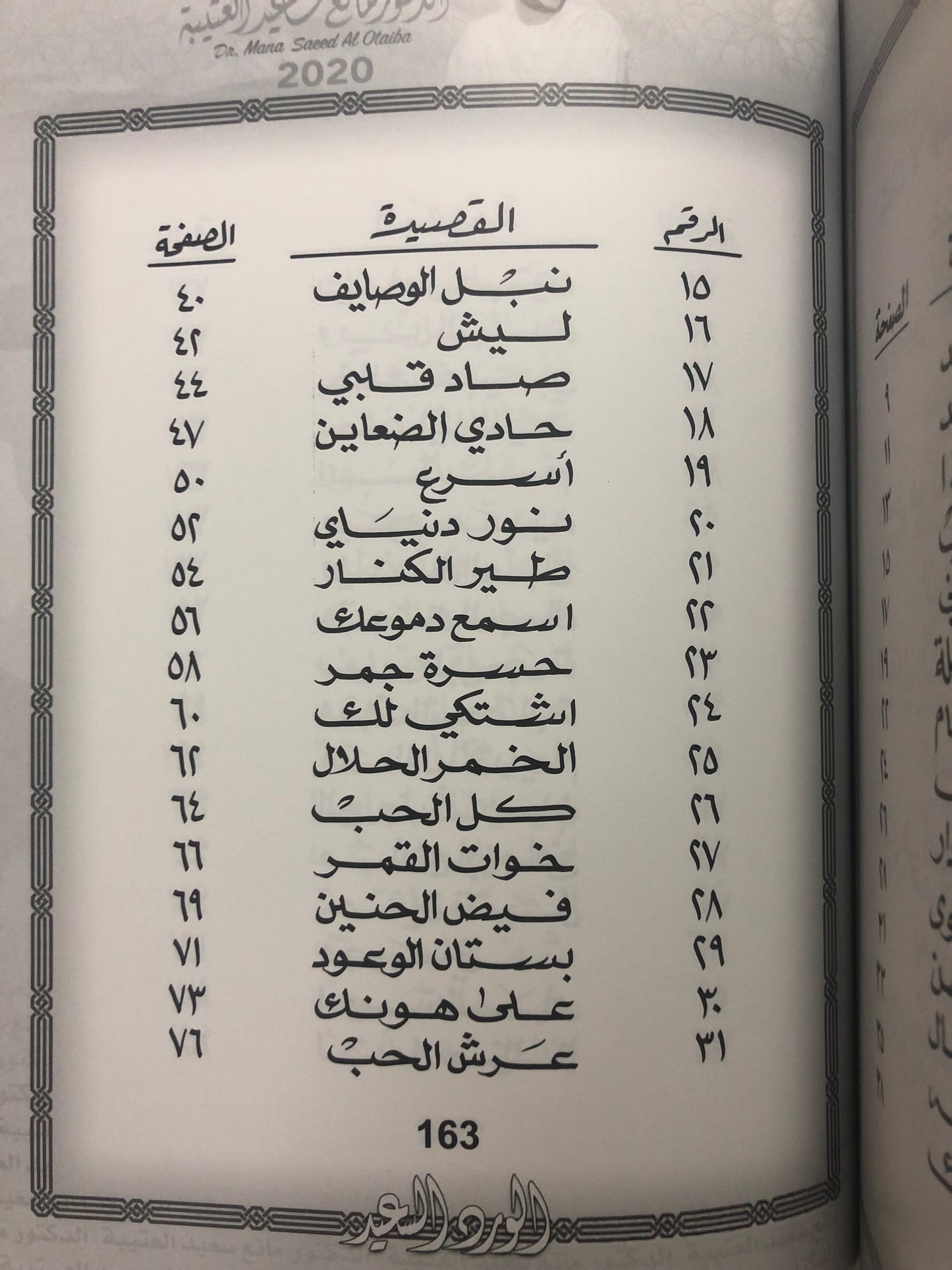 الورد السعيد : الدكتور مانع سعيد العتيبة رقم (57) نبطي