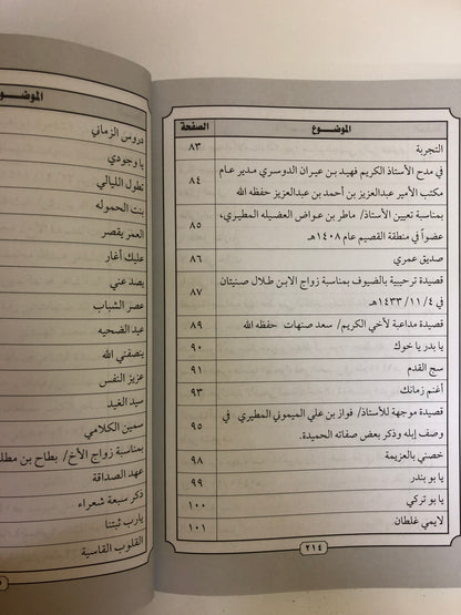 ديوان الفرائد من القصائد : الشاعر صنيتان بن صنهات الديحاني