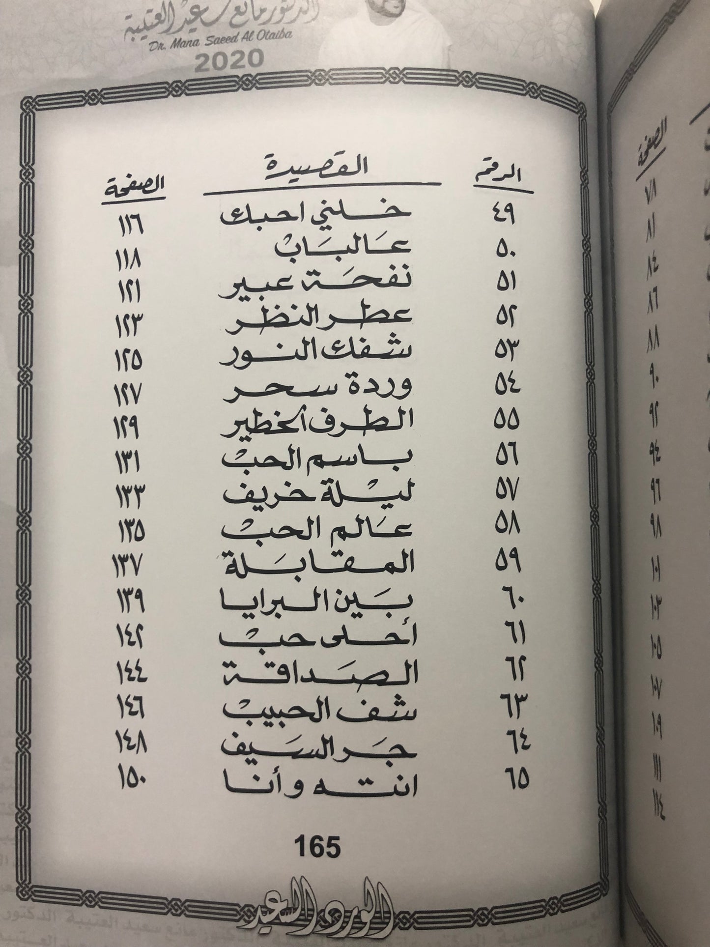 الورد السعيد : الدكتور مانع سعيد العتيبة رقم (57) نبطي