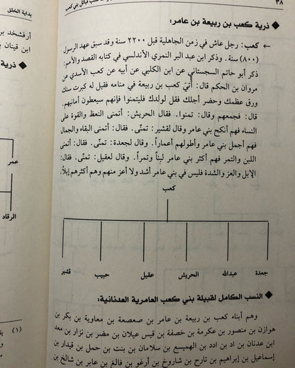 مشجرات نسب قبائل بني كعب : منذ بداية الخلق حتى العصر الحديث