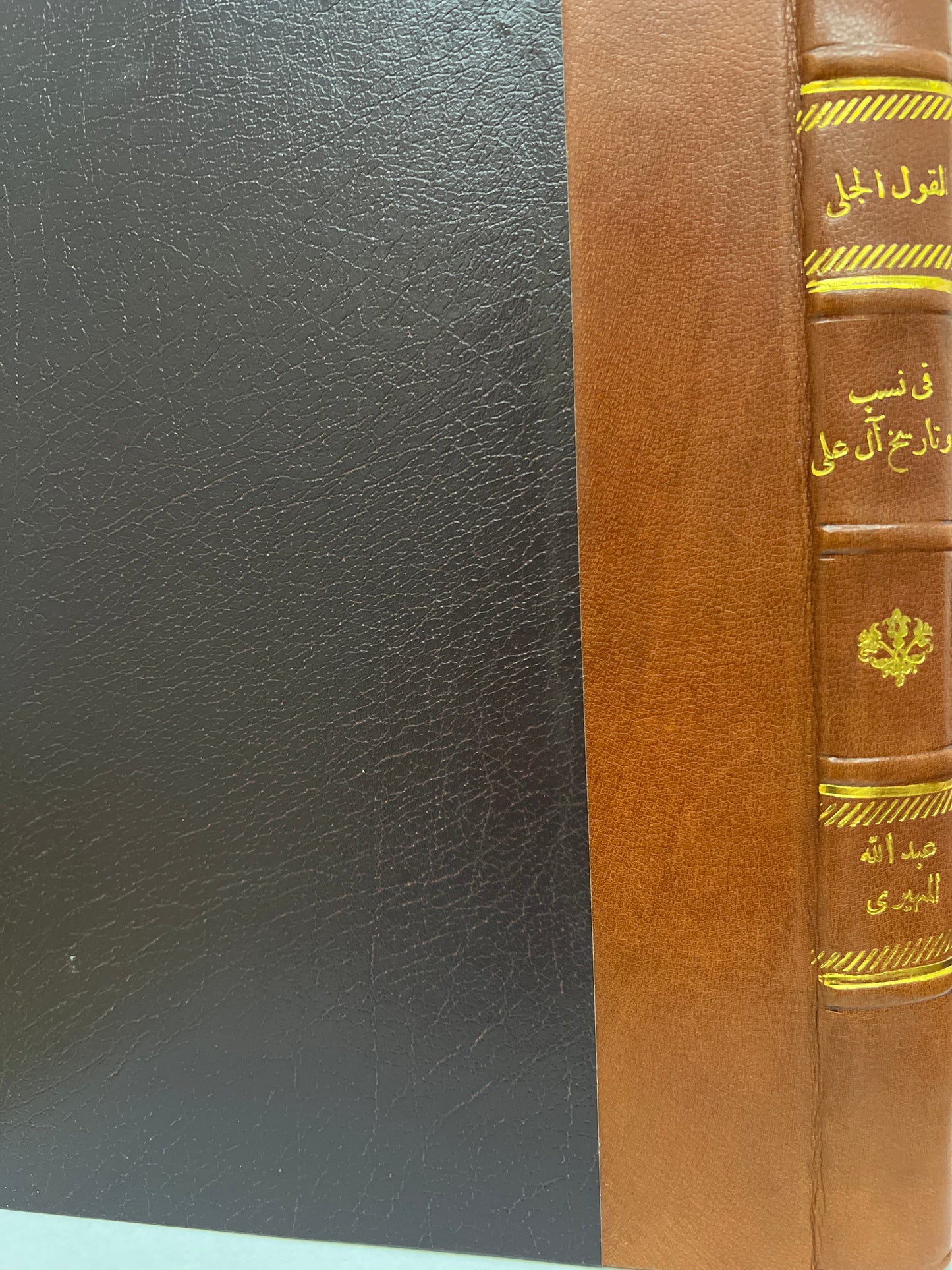 القول الجلي في نسب وتاريخ آل علي (طبق الأصل)