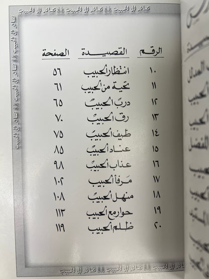 ⁨ ديوان قصائد إلى الحبيب الدكتور مانع العتيبه فصيح