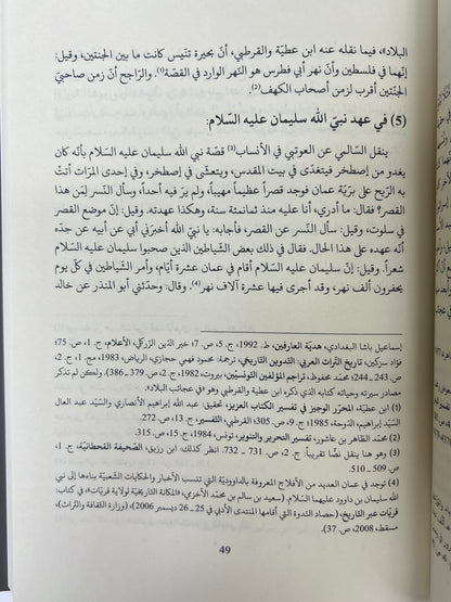 ⁨ جنوب شرقي شبه الجزيرة العربية في فترة ما قبل الإسلام من خلال المصادر العربية الاسلامية : رؤية تحليلية نقدية