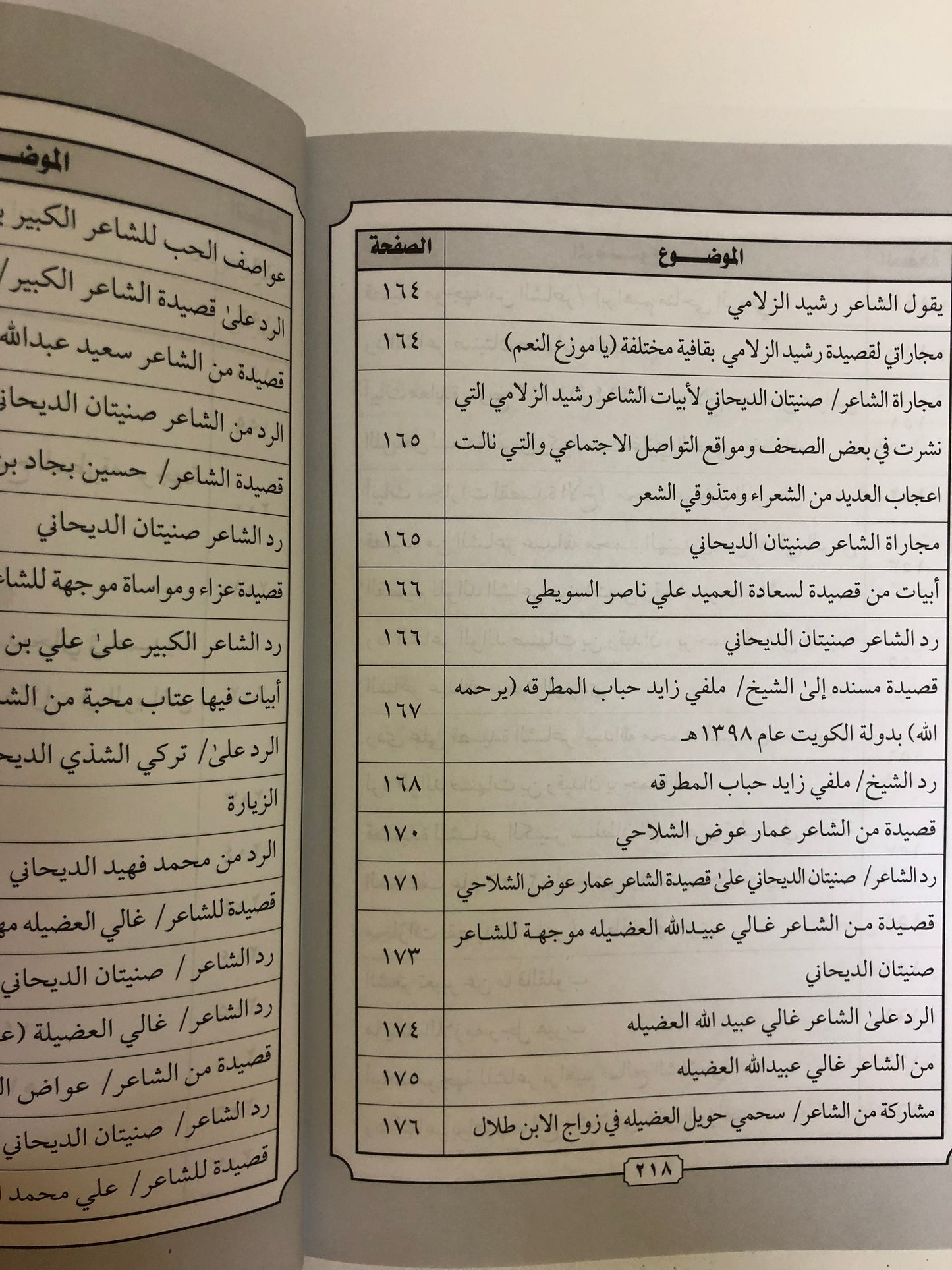 ديوان الفرائد من القصائد : الشاعر صنيتان بن صنهات الديحاني