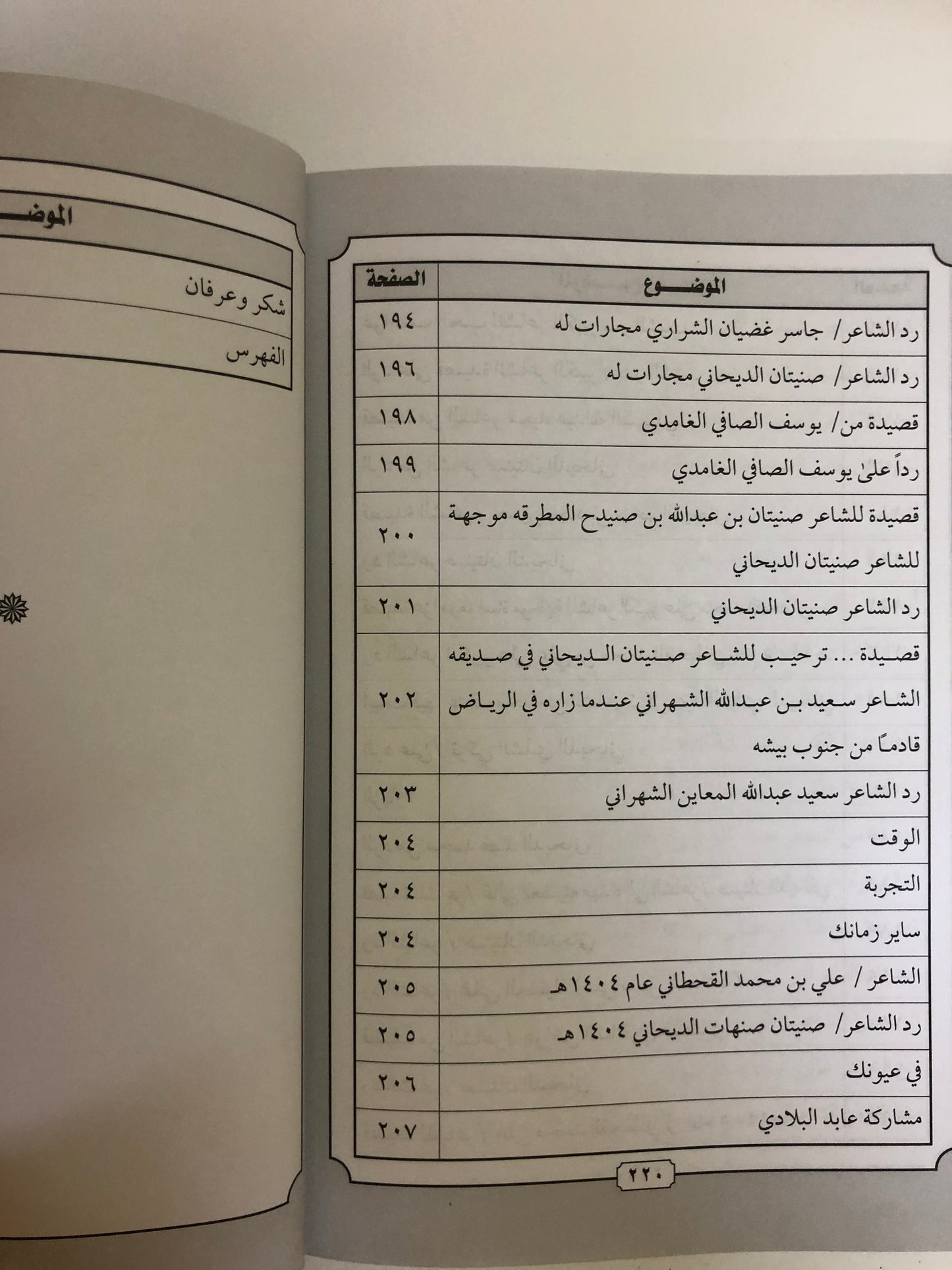 ديوان الفرائد من القصائد : الشاعر صنيتان بن صنهات الديحاني