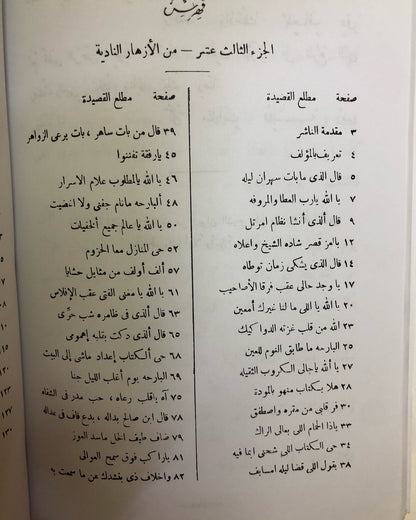 الأزهار النادية من أشعار البادية ١٣