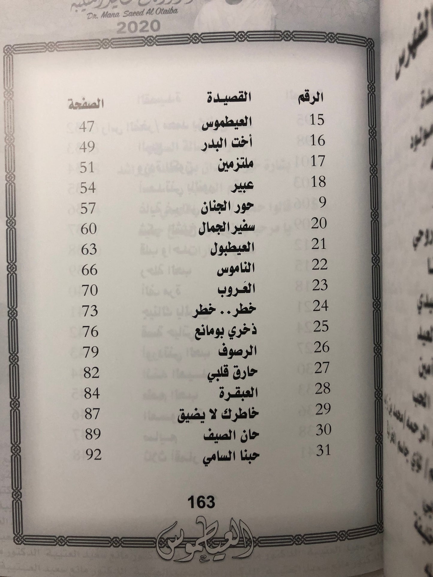 ‎العيطموس : الدكتور مانع سعيد العتيبة رقم (71) نبطي