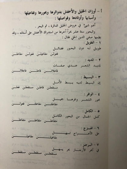 ‎الشعر النبطي أوزان الشعر العامي بلهجة أهل نجد والإشارة إلى بعض ألحانه