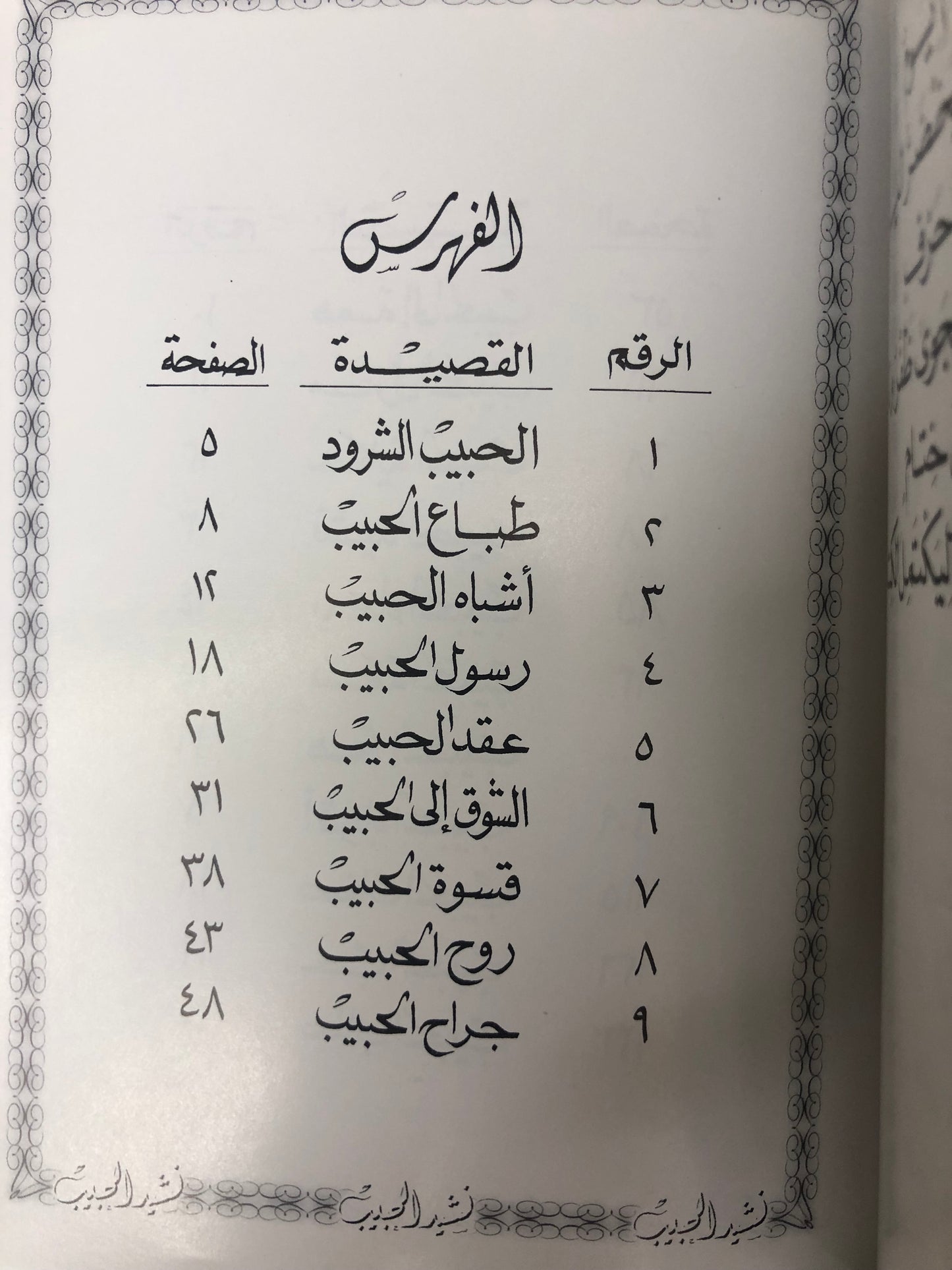 ‎ديوان نشيد الحبيب : الدكتور مانع سعيد العتيبة ( رقم 8 فصيح )