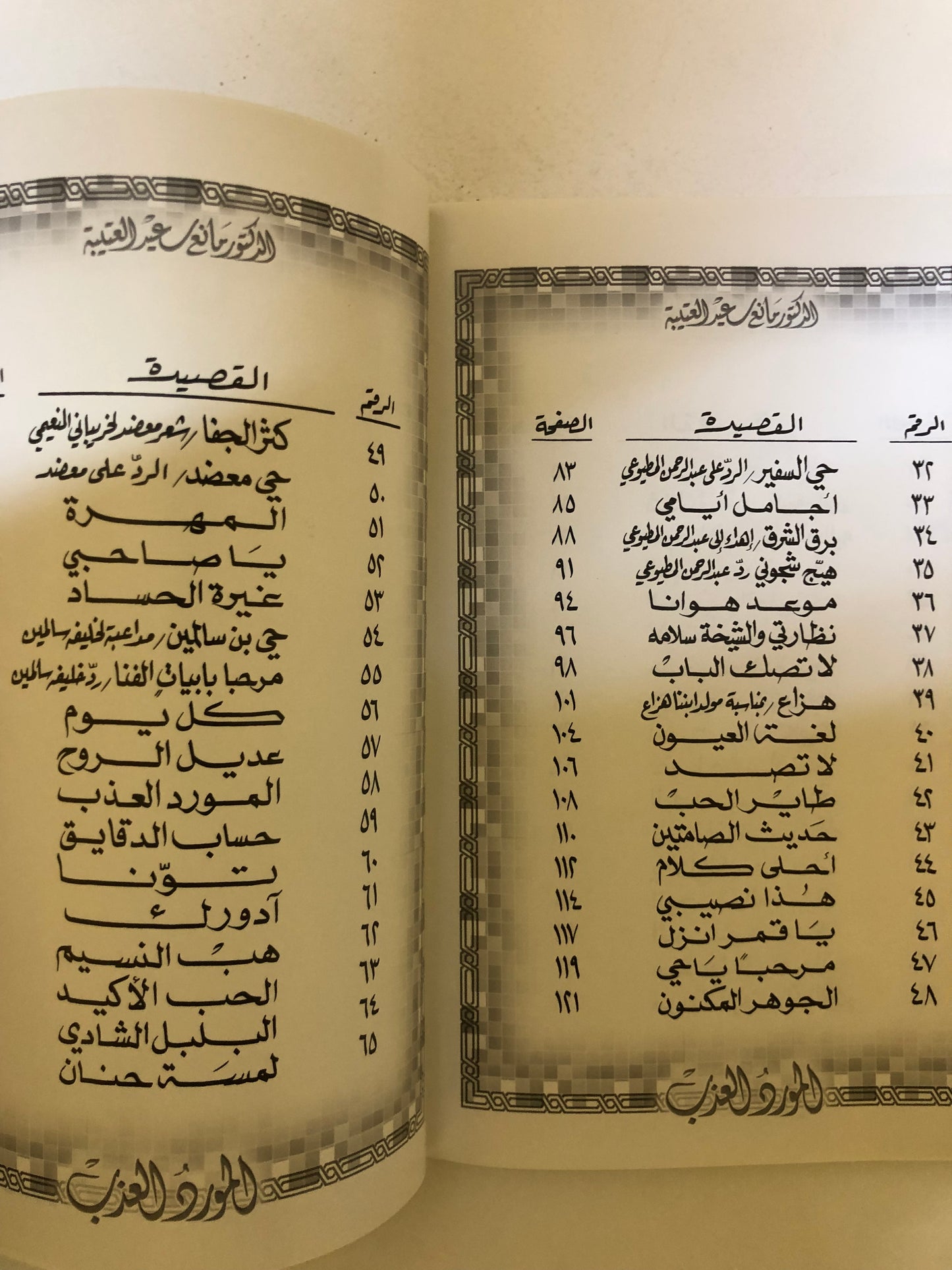 المورد العذب : الدكتور مانع سعيد العتيبه رقم (28) نبطي