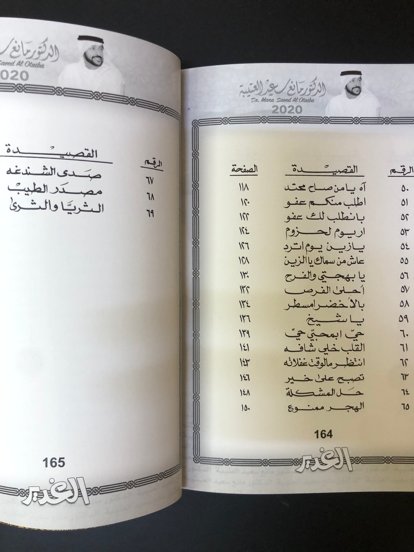 الغدير  : الدكتور مانع سعيد العتيبه رقم (10) نبطي