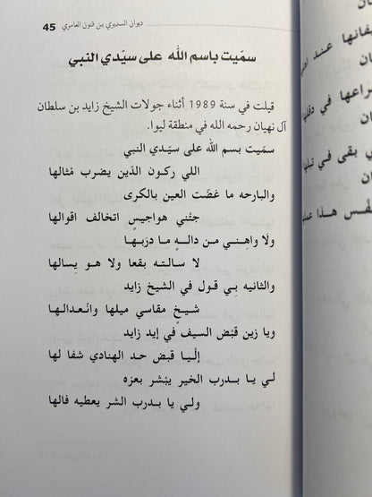 ⁨ ديوان السديري بن قنون العامري